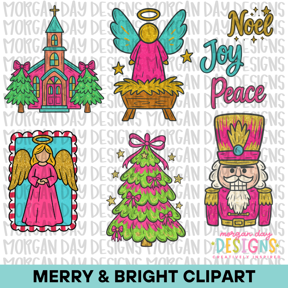 Merry & Bright Clipart Bundle