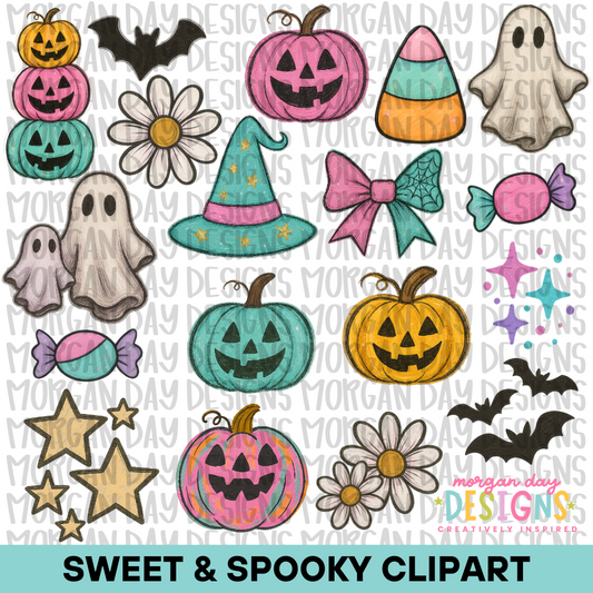 Sweet & Spooky Clipart Bundle
